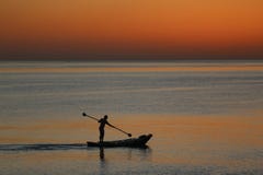 В середине моря стоковая фотография В середине моря стоковая фотография