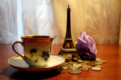 влюбленность paris стоковое изображение влюбленность paris стоковое изображение