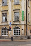 ВАРШАВА, ПОЛЬША - 12-ОЕ МАЯ 2012: Взгляд исторических зданий в старой части столицы Варшавы и самом большом городе Польши стоковая фотография ВАРШАВА, ПОЛЬША - 12-ОЕ МАЯ 2012: Взгляд исторических зданий в старой части столицы Варшавы и самом большом городе Польши стоковая фотография