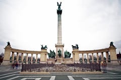 Величественный памятник тысячелетия в Будапеште стоковые фото Величественный памятник тысячелетия в Будапеште стоковые фото