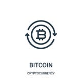 вектор значка bitcoin от собрания cryptocurrency Тонкая линия иллюстрация вектора значка плана bitcoin иллюстрация вектора вектор значка bitcoin от собрания cryptocurrency Тонкая линия иллюстрация вектора значка плана bitcoin иллюстрация вектора