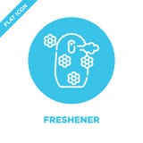 вектор значка freshener от умного домашнего собрания Тонкая линия иллюстрация вектора значка плана freshener Линейный символ для иллюстрация штока вектор значка freshener от умного домашнего собрания Тонкая линия иллюстрация вектора значка плана freshener Линейный символ для иллюстрация штока