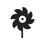 Вектор значка Pinwheel изолированный на белой предпосылке, знаке Pinwheel иллюстрация штока Вектор значка Pinwheel изолированный на белой предпосылке, знаке Pinwheel иллюстрация штока