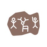 Вектор значка картины пещеры изолированный на белой предпосылке, знаке картины пещеры, исторических символах каменного века бесплатная иллюстрация Вектор значка картины пещеры изолированный на белой предпосылке, знаке картины пещеры, исторических символах каменного века бесплатная иллюстрация