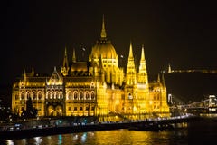 венгерский парламент ночи стоковое изображение венгерский парламент ночи стоковое изображение