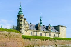 Взгляд Copenaghen Дания замка Kronborg внешний стоковая фотография Взгляд Copenaghen Дания замка Kronborg внешний стоковая фотография