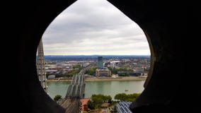 Взгляд над Köln в autum на празднике в Германии стоковое фото Взгляд над Köln в autum на празднике в Германии стоковое фото