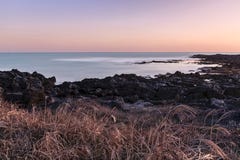 Взморье Jeju стоковая фотография rf Взморье Jeju стоковая фотография rf