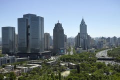 Виды на город Urumqi Стоковые Изображения Виды на город Urumqi Стоковые Изображения