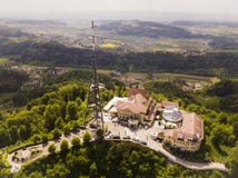 Вид с воздуха горы Uetliberg в Цюрих, Швейцарии стоковое изображение Вид с воздуха горы Uetliberg в Цюрих, Швейцарии стоковое изображение