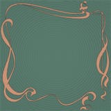 Винтажная иллюстрация рамки Стиль Nouveau искусства r иллюстрация вектора Винтажная иллюстрация рамки Стиль Nouveau искусства r иллюстрация вектора