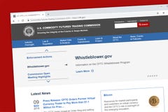 Вирджиния, США - 13-ое ноября 2018: Комиссия CFTC торговой операции будущих товара Соединенных Штатов обеспечивающ целостность бу иллюстрация вектора Вирджиния, США - 13-ое ноября 2018: Комиссия CFTC торговой операции будущих товара Соединенных Штатов обеспечивающ целостность бу иллюстрация вектора