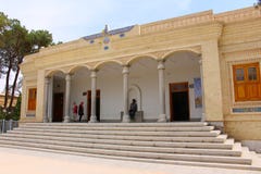 Висок огня Zoroastrian в Yazd, Иране стоковая фотография Висок огня Zoroastrian в Yazd, Иране стоковая фотография