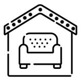 Внутренний вектор значка бесплатная иллюстрация Внутренний вектор значка бесплатная иллюстрация