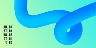 Волна абстрактного творческого цвета дизайна 3d голубого жидкая и спиральная форма на зеленой предпосылке Вы можете использовать бесплатная иллюстрация Волна абстрактного творческого цвета дизайна 3d голубого жидкая и спиральная форма на зеленой предпосылке Вы можете использовать бесплатная иллюстрация