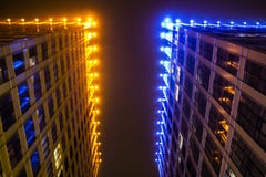 Волшебный светлый город стоковые фото Волшебный светлый город стоковые фото