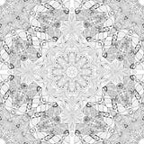 Вручите вычерченную картину seamleaa zentangle для крася страницы Стоковые Изображения Вручите вычерченную картину seamleaa zentangle для крася страницы Стоковые Изображения