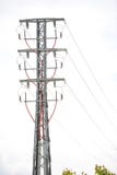 Высоковольтный столб Стоковое Изображение Высоковольтный столб Стоковое Изображение