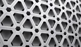Высокотехнологичная иллюстрация решетки 3D металла иллюстрация штока Высокотехнологичная иллюстрация решетки 3D металла иллюстрация штока