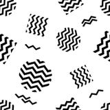 Геометрическая безшовная картина с черными striped кругами и квадратами также вектор иллюстрации притяжки corel иллюстрация штока Геометрическая безшовная картина с черными striped кругами и квадратами также вектор иллюстрации притяжки corel иллюстрация штока