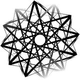 Геометрическая вращая форма Editable иллюстрация вектора Стоковое Фото Геометрическая вращая форма Editable иллюстрация вектора Стоковое Фото