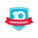 10 10 годовщины лет вектора стикера, ярлыка партии сини 10th иллюстрация штока 10 10 годовщины лет вектора стикера, ярлыка партии сини 10th иллюстрация штока