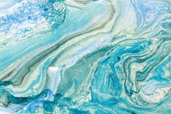 Голубая мраморизуя текстура Творческая предпосылка при абстрактное покрашенное масло Голубая мраморизуя текстура Творческая предпосылка при абстрактное покрашенное масло