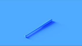 Голубая бейсбольная бита стоковые изображения rf Голубая бейсбольная бита стоковые изображения rf
