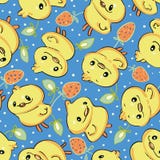 Голубая картина с цыпленком мультфильма бесплатная иллюстрация Голубая картина с цыпленком мультфильма бесплатная иллюстрация