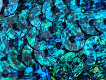 Голубая предпосылка sequins стоковые изображения Голубая предпосылка sequins стоковые изображения