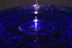 голубые падения складывают брызгать вместе воду стоковая фотография rf голубые падения складывают брызгать вместе воду стоковая фотография rf