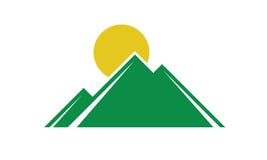 Гора, Солнце, трава, логотип, природа, зеленый цвет, комплект значка вектора бесплатная иллюстрация Гора, Солнце, трава, логотип, природа, зеленый цвет, комплект значка вектора бесплатная иллюстрация