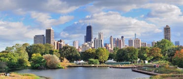 горизонт chicago стоковые изображения rf горизонт chicago стоковые изображения rf