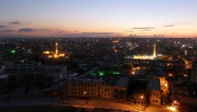 Город Халеба, Сирии, выравнивая взгляд от цитадели стоковое изображение Город Халеба, Сирии, выравнивая взгляд от цитадели стоковое изображение