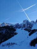 Горы и озеро на Gosausee стоковое изображение Горы и озеро на Gosausee стоковое изображение