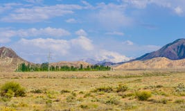 Горы около озера Issyk- Kul в Кыргызстане во время сезона лета стоковые фотографии rf Горы около озера Issyk- Kul в Кыргызстане во время сезона лета стоковые фотографии rf