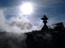 горячая весна kusatsu японии горячая весна kusatsu японии