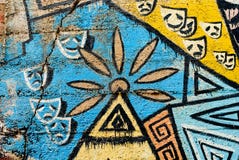 Граффити - искусство улицы - картина стоковое изображение Граффити - искусство улицы - картина стоковое изображение