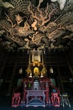 Двойные драконы крася на потолке на виске Kennin-ji Стоковое Фото Двойные драконы крася на потолке на виске Kennin-ji Стоковое Фото