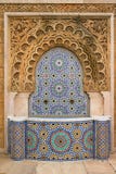 Декоративный фонтан плитки Стоковое Фото Декоративный фонтан плитки Стоковое Фото