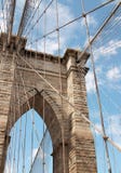 Деталь New York Бруклинского моста стоковое изображение rf Деталь New York Бруклинского моста стоковое изображение rf