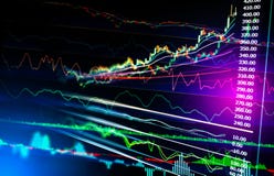 Диаграмма данных по фондовой биржи и финансовое с анализом запаса ind стоковая фотография rf Диаграмма данных по фондовой биржи и финансовое с анализом запаса ind стоковая фотография rf