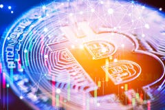 Диаграмма тенденции фондовой биржи Bitcoin Финансовый запас и дело i стоковое изображение Диаграмма тенденции фондовой биржи Bitcoin Финансовый запас и дело i стоковое изображение