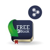 Дизайн EBook Значок чтения Белая предпосылка, иллюстрация вектора Стоковое Фото Дизайн EBook Значок чтения Белая предпосылка, иллюстрация вектора Стоковое Фото