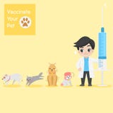 Доктор с характером иглы впрыски для вакцинирует бесплатная иллюстрация Доктор с характером иглы впрыски для вакцинирует бесплатная иллюстрация