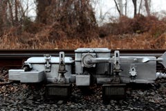 Железнодорожный мотор переключателя стоковая фотография Железнодорожный мотор переключателя стоковая фотография
