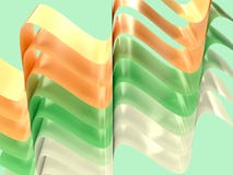 Желтая зеленая белая форма 3d конспекта волны кривой представить бесплатная иллюстрация Желтая зеленая белая форма 3d конспекта волны кривой представить бесплатная иллюстрация