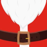 Живот Санта Клауса мультфильма вектора, открытка рождества иллюстрация вектора Живот Санта Клауса мультфильма вектора, открытка рождества иллюстрация вектора