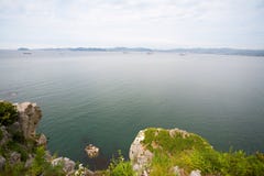 Залив Nakhodka стоковая фотография Залив Nakhodka стоковая фотография
