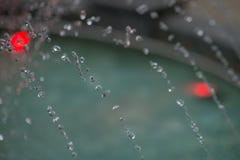 Замороженный двигатель фонтана стоковая фотография Замороженный двигатель фонтана стоковая фотография